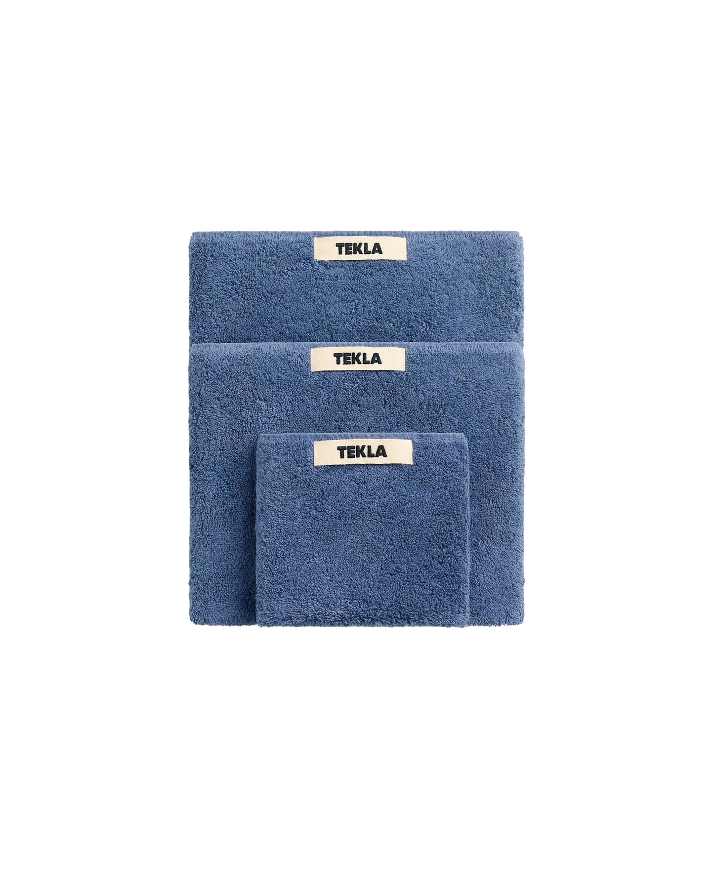 lost & found TEKLA Tekla Terry Hand Towel Storm Blue