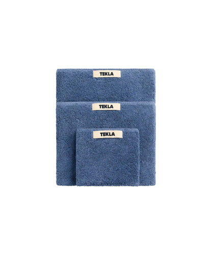 lost & found TEKLA Tekla Terry Hand Towel Storm Blue