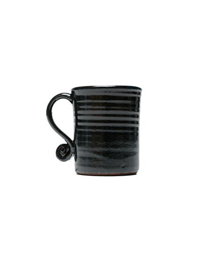 lost & found Tender Tender Fiddlehead Mug Red Clay Chocolate Brown Glazed