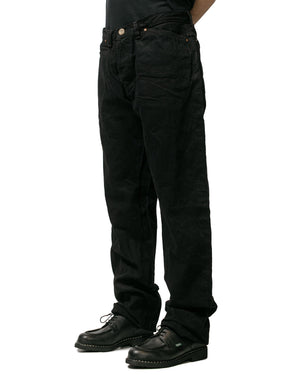 Tender Type 132 Wide Jeans 16oz Selvage Denim Hadal Brown model front