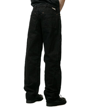 Tender Type 132 Wide Jeans 16oz Selvage Denim Hadal Brown model back