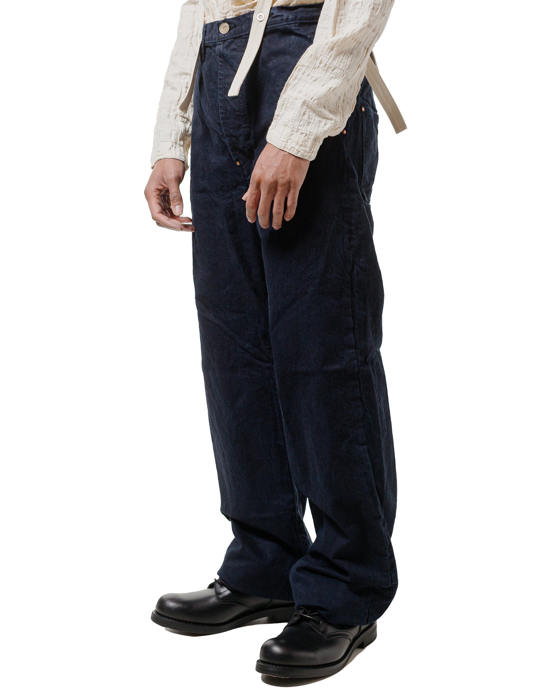 lost & found Tender Tender Type 156 Split Back Jeans Weaver's Blanket Denim Hadal Blue