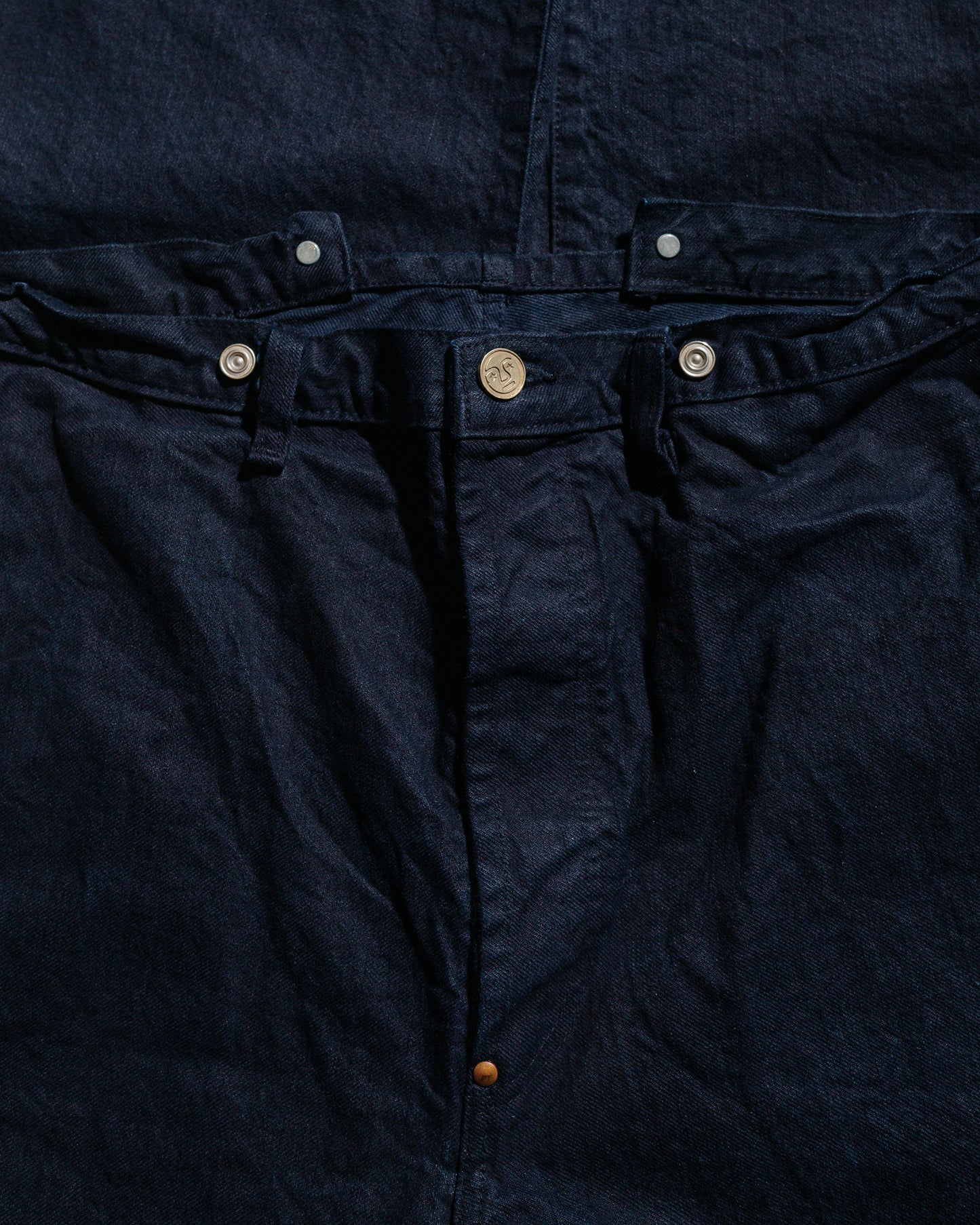lost & found Tender Tender Type 156 Split Back Jeans Weaver's Blanket Denim Hadal Blue