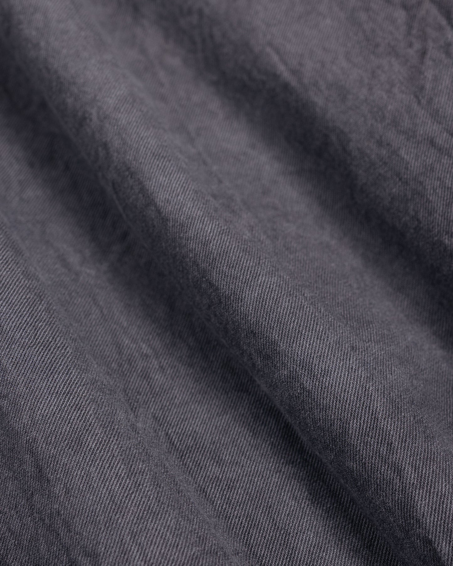 lost & found Tender Tender Type 401 Pleat Pocket Shirt Cotton Drop Cloth Grey Logwood