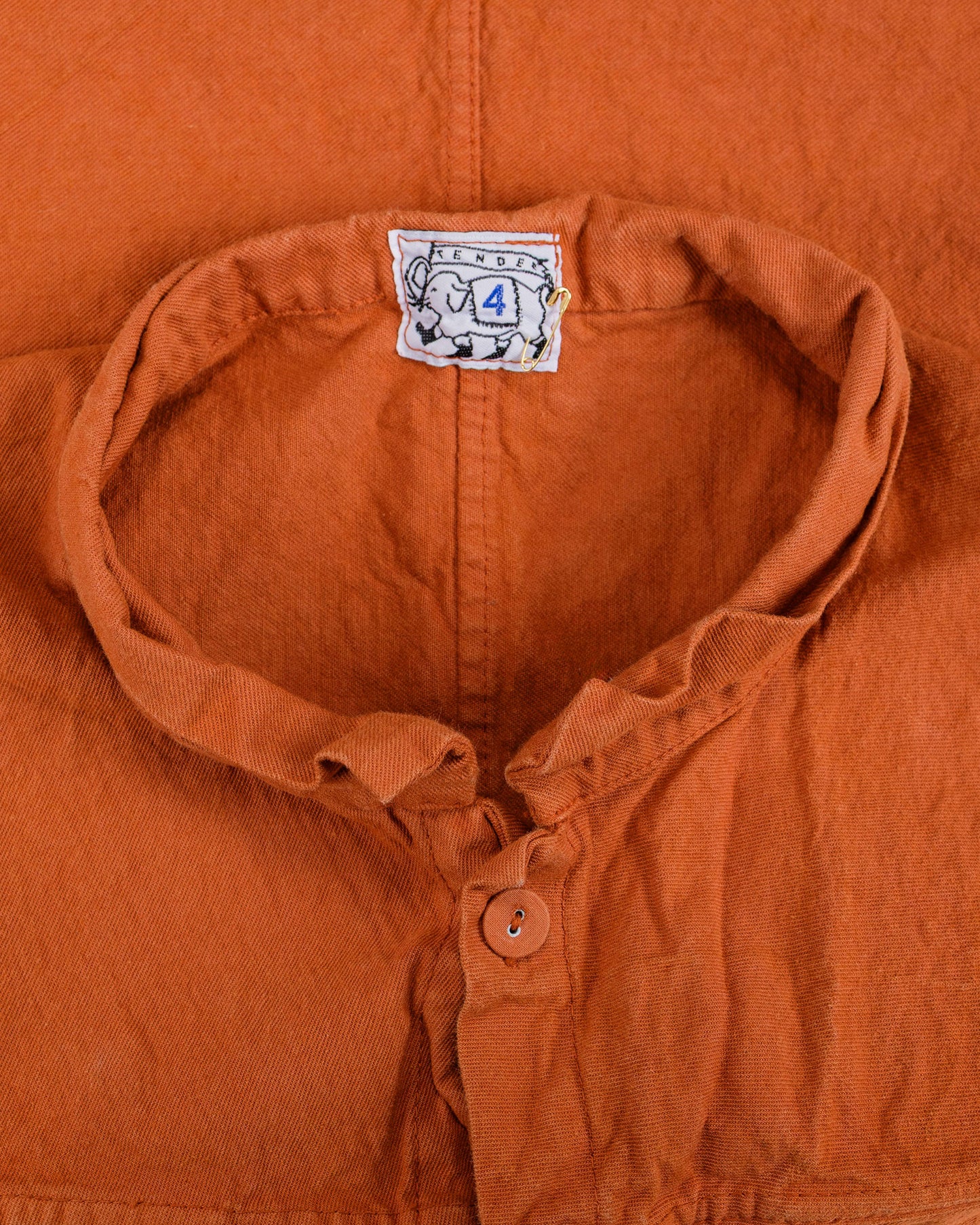 lost & found Tender Tender Type 402 Two Birds Shirt Cotton Drop Cloth Flowerpot