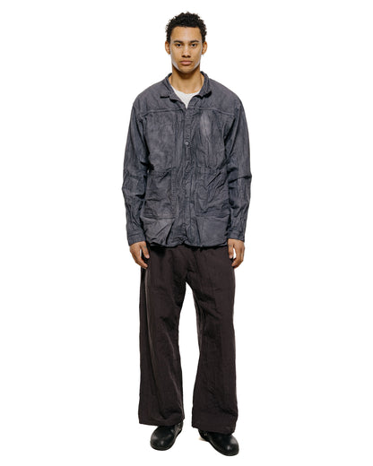 lost & found Tender Tender Type 402 Two Birds Shirt Cotton Drop Cloth Grey Logwood