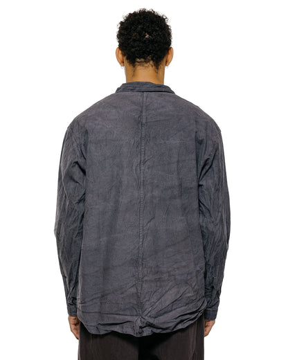 lost & found Tender Tender Type 402 Two Birds Shirt Cotton Drop Cloth Grey Logwood
