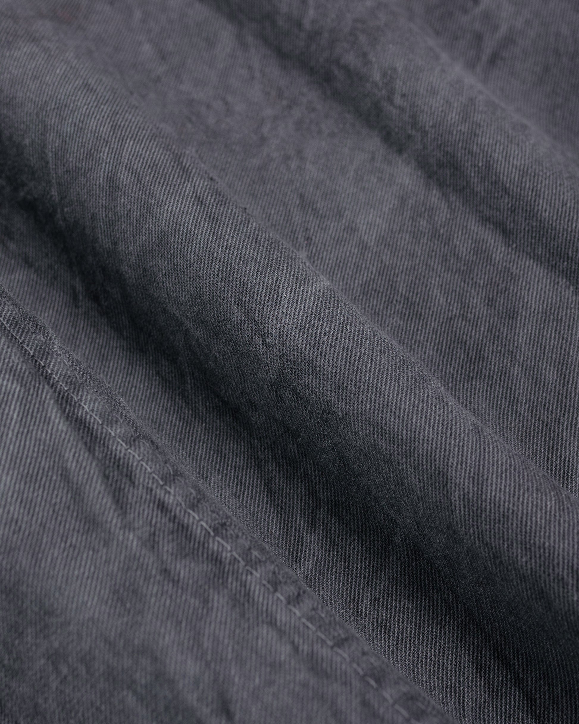 lost & found Tender Tender Type 402 Two Birds Shirt Cotton Drop Cloth Grey Logwood