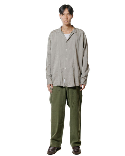 lost & found Tender Tender Type 439 Stole Pocket Butterfly Shirt Thunderbolt Cotton Cambric Rinsed