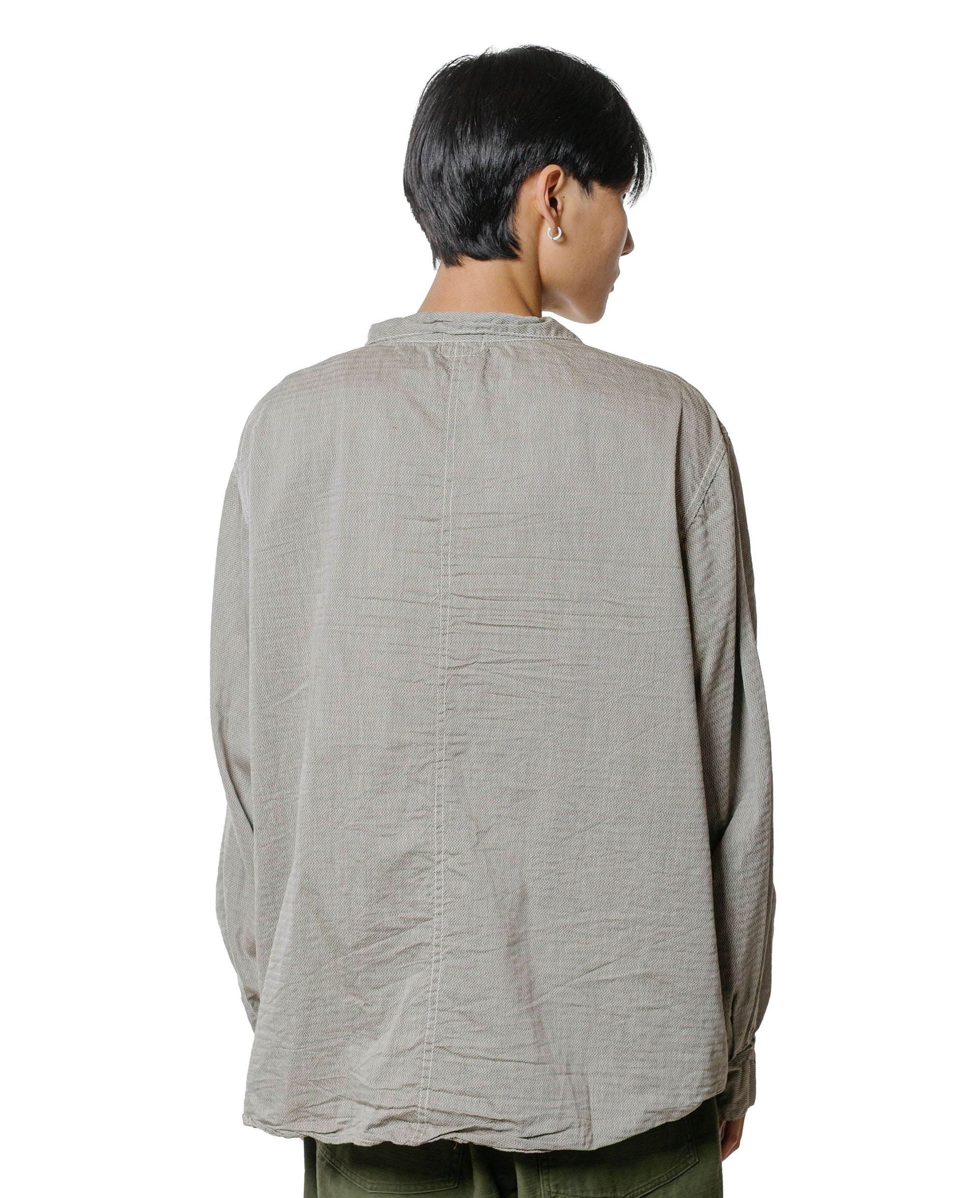 lost & found Tender Tender Type 439 Stole Pocket Butterfly Shirt Thunderbolt Cotton Cambric Rinsed