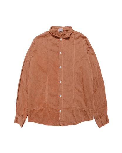 lost & found Tender Tender Type 439 Stole Pocket Butterfly Shirt Thunderbolt Cotton Cambric Turkey Red Dyed