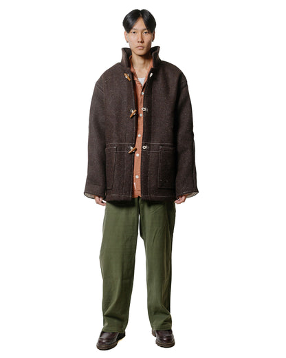 lost & found Tender Tender Type 439 Stole Pocket Butterfly Shirt Thunderbolt Cotton Cambric Turkey Red Dyed