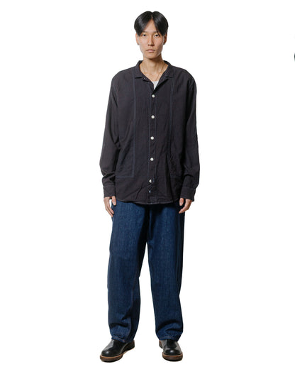 lost & found Tender Tender Type 439 Stole Pocket Butterfly Shirt Wool Calico Black Hole