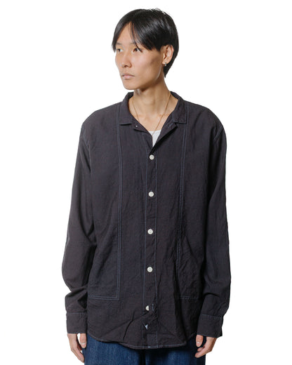 lost & found Tender Tender Type 439 Stole Pocket Butterfly Shirt Wool Calico Black Hole