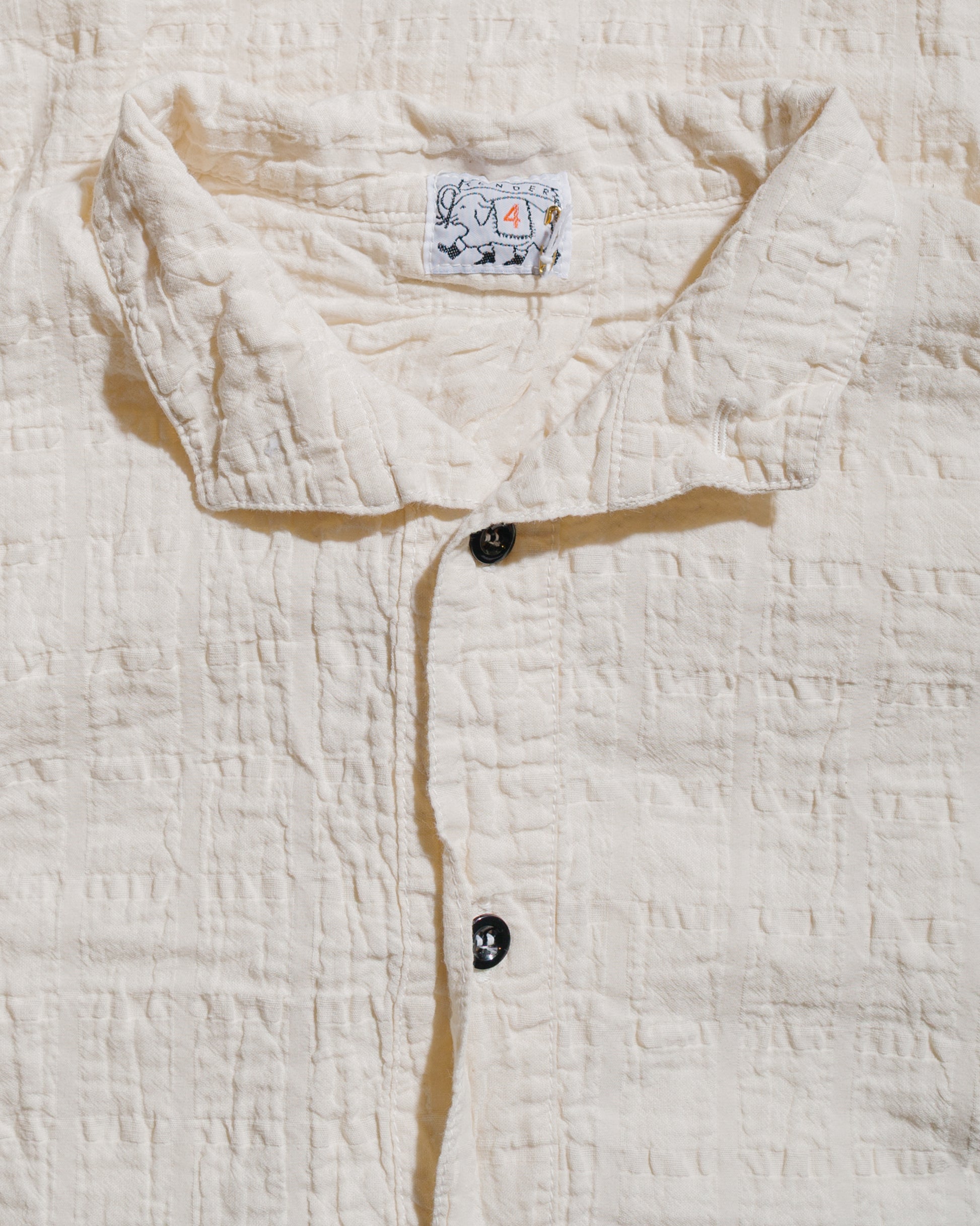 lost & found Tender Tender Type 469 Short Sleeve Flipped Collar Shirt Airbag Cambric Rinsed
