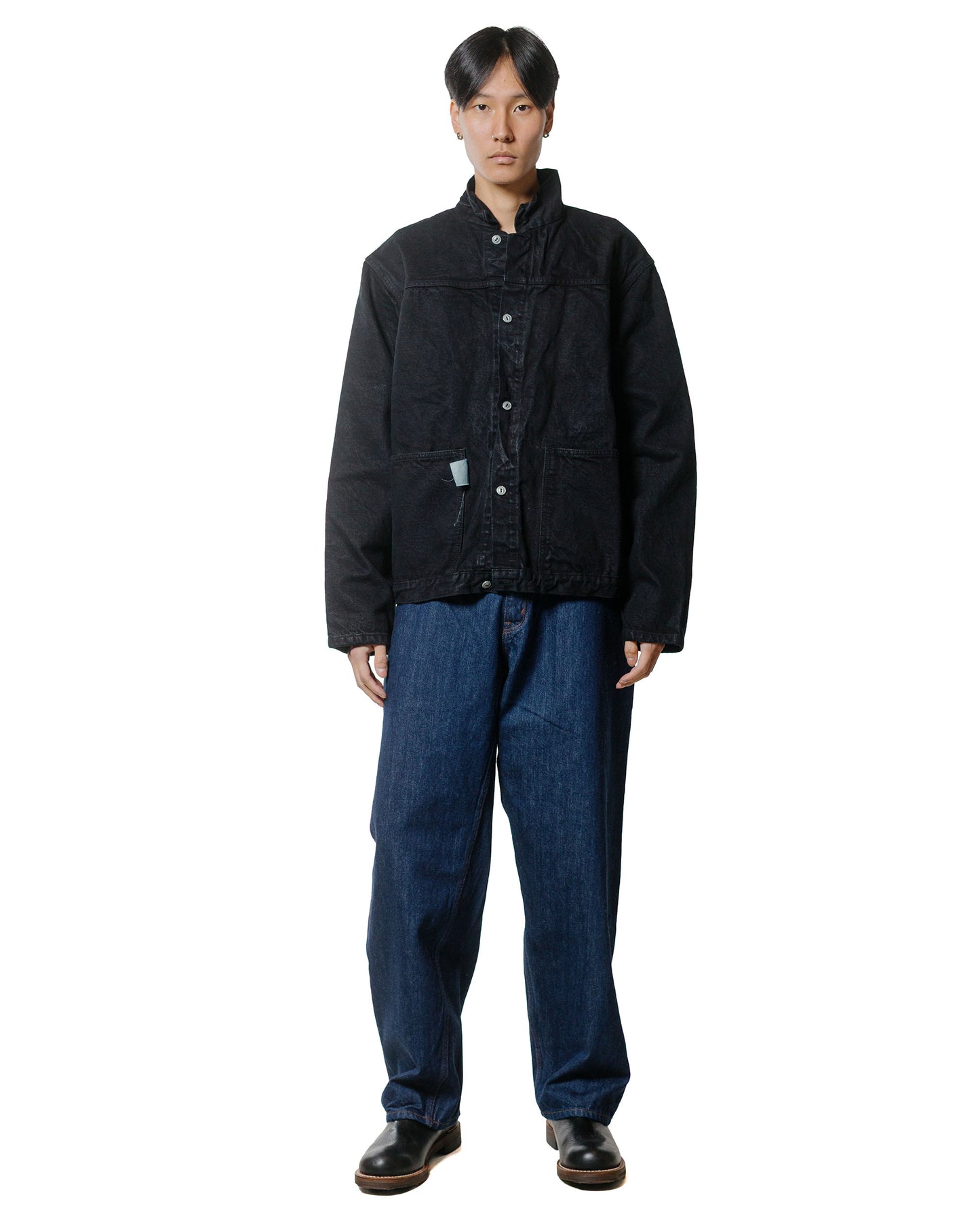 lost & found Tender Tender Type 902 Edited Jeans 16oz Selvage Denim Black Hole