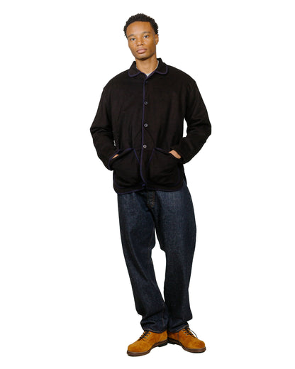 lost & found Tender Tender Type 942 Lobster Tail Jacket Black Wool Baize Hadal Blue