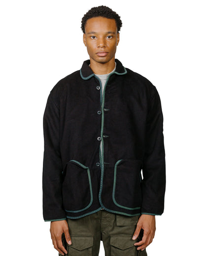 lost & found Tender Tender Type 942 Lobster Tail Jacket Green Wool Baize Hadal Blue