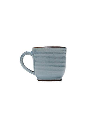 lost & found Tender Tender Lost & Found Mug Red Clay Cobalt Blue Glazed