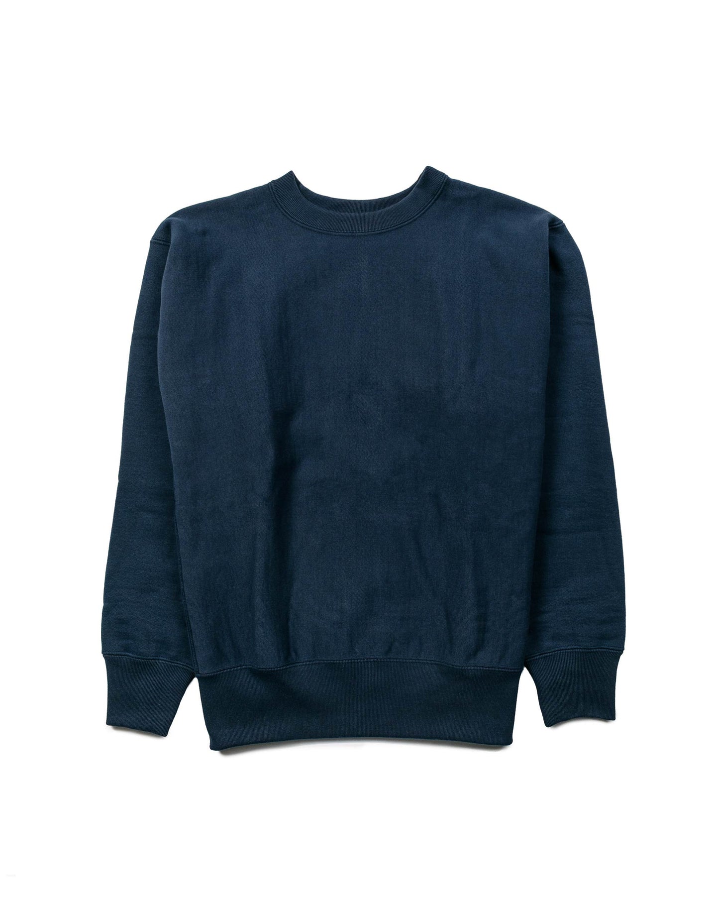 The Real McCoy's MC20114 Heavyweight Crewneck Sweatshirt Navy