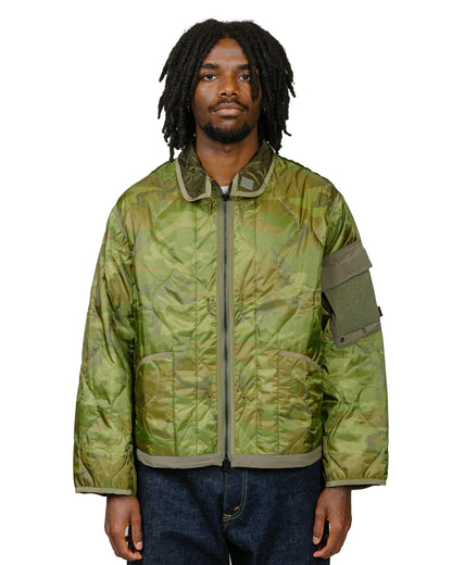 lost & found The Corona Utility The Corona Utility CJ020 Combat Quilting Liner Jacket Green Leaf Camo
