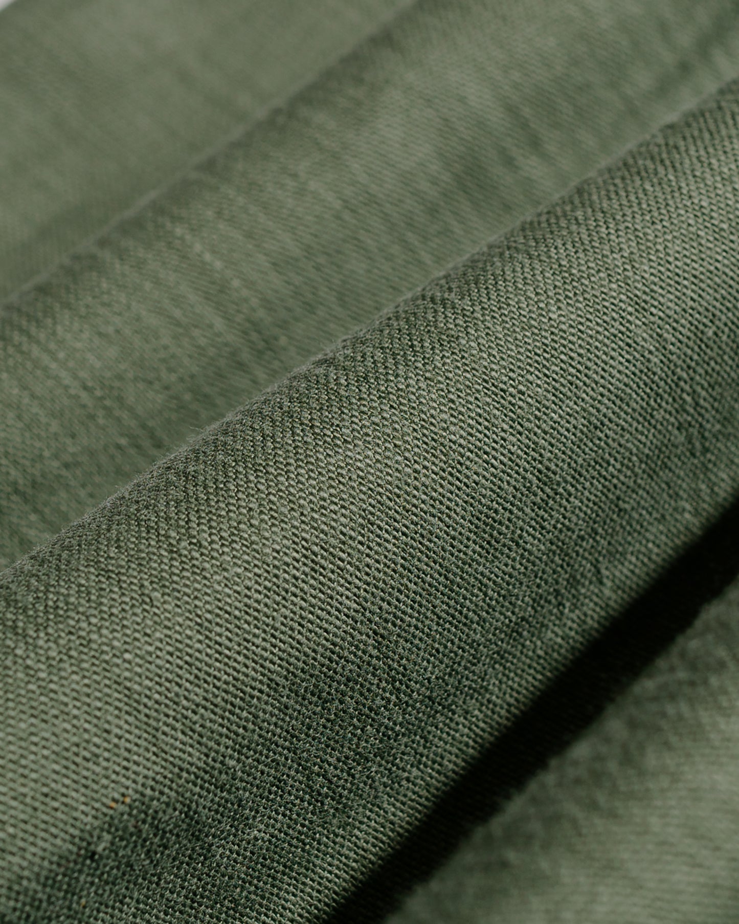 lost & found The Corona Utility The Corona Utility FP001-02 'Utility Slacks' Military Back Sateen Light OG w/ Bio-Wash