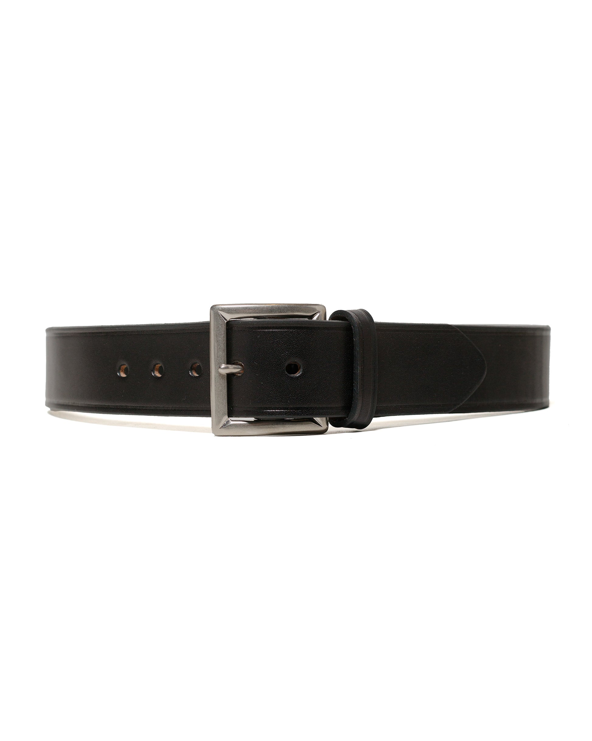lost & found The Real McCoy's The Real McCoy's BA18011 Buco Motorcycle Garison Belt (Single Pin) Black