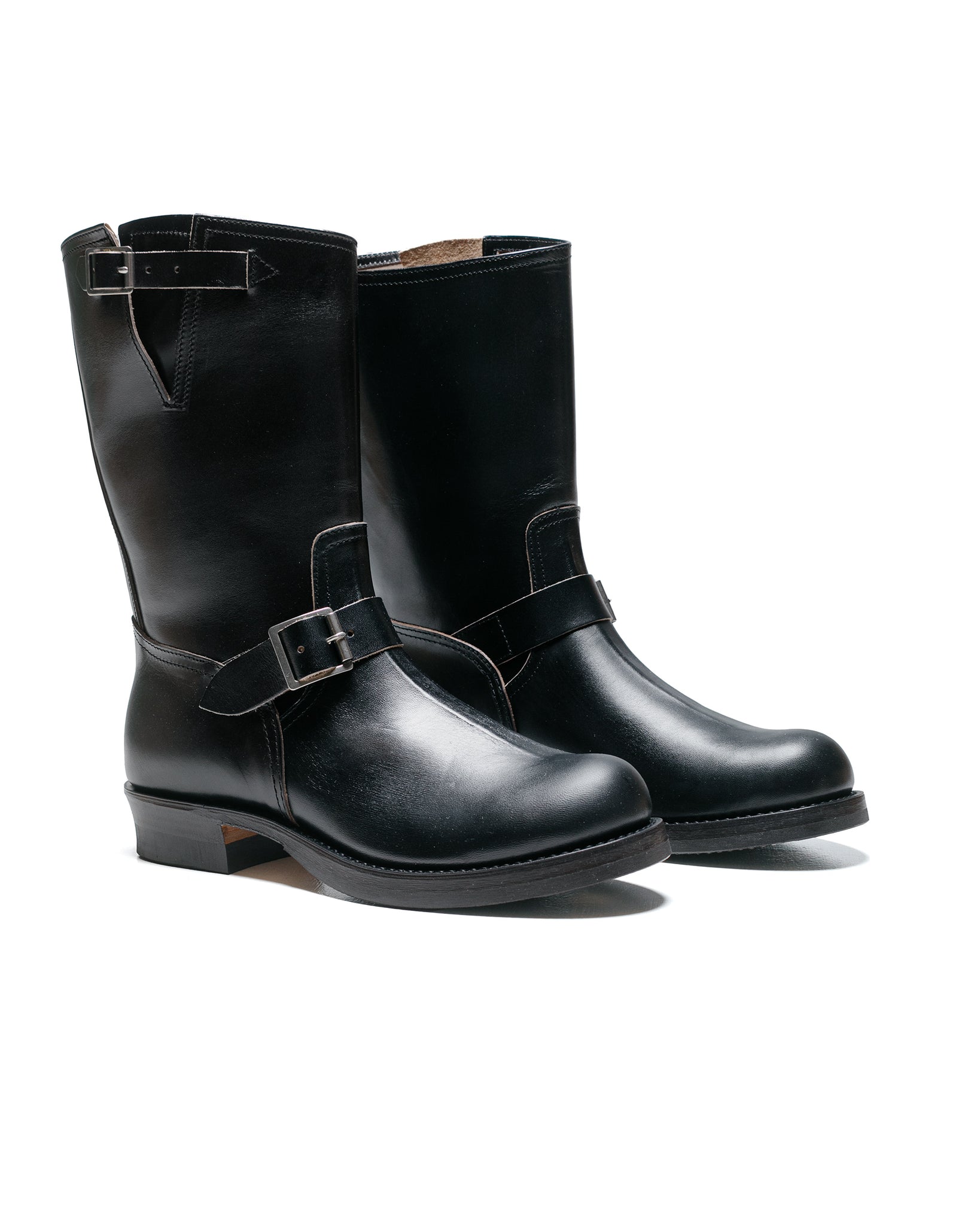 The Real McCoy's BA22001 Buco Engineer Boots  Buttock Black side
