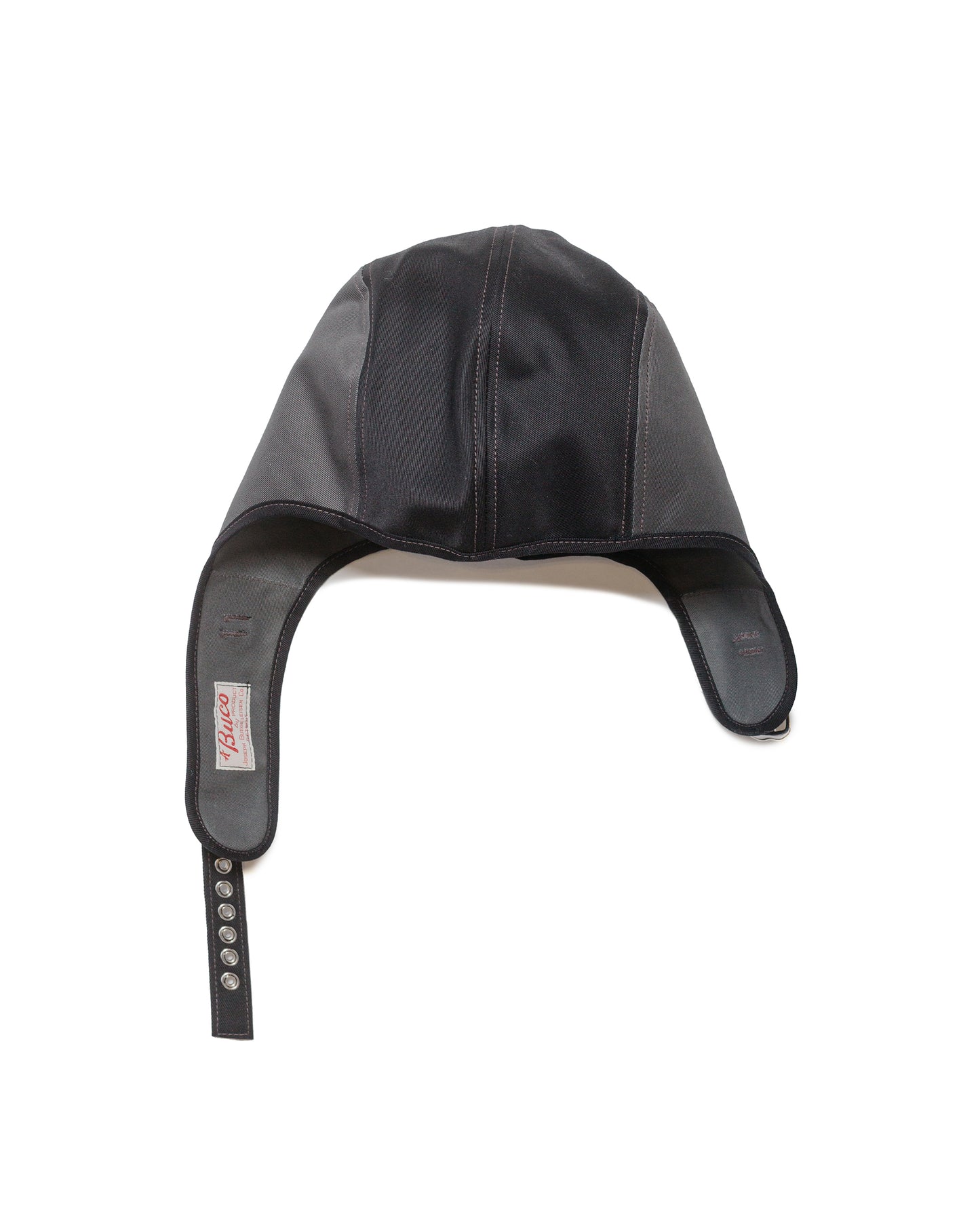 lost & found The Real McCoy's The Real McCoy's BA24002 Buco Cotton-Twill Rider's Helmet Black
