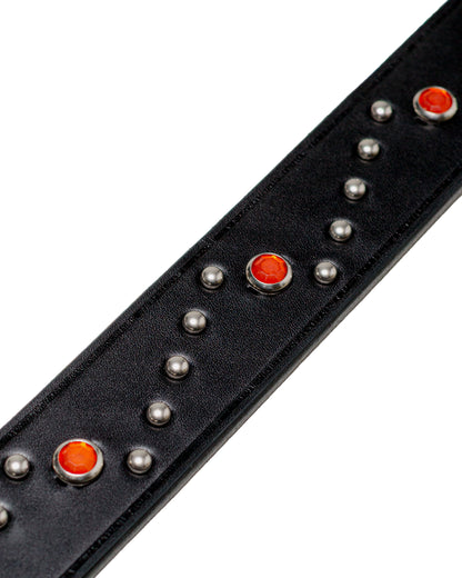 lost & found The Real McCoy's The Real McCoy's BA24101 Buco Motorcycle Belt / Saf-T-Flash Black
