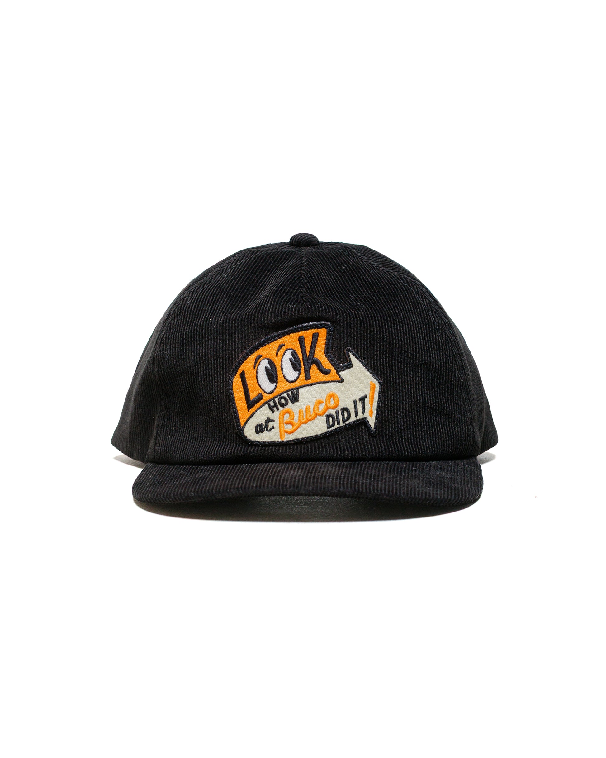 lost & found The Real McCoy's The Real McCoy's BA25106 Five Panel Corduroy Cap / Look At How Buco Did It! Black