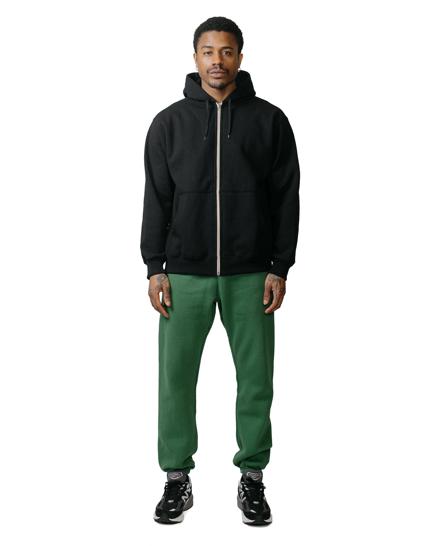 lost & found The Real McCoy's The Real McCoy's BC23101 Buco F/Z Parka Sweatshirt Black