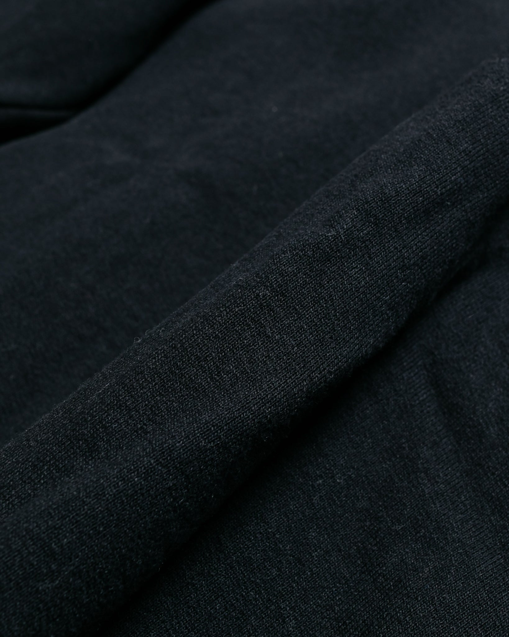 The Real McCoy's BC23101 Buco F/Z Parka Sweatshirt Black fabric