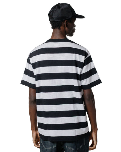 lost & found The Real McCoy's The Real McCoy's BC24002 Buco Stripe Tee S/S White
