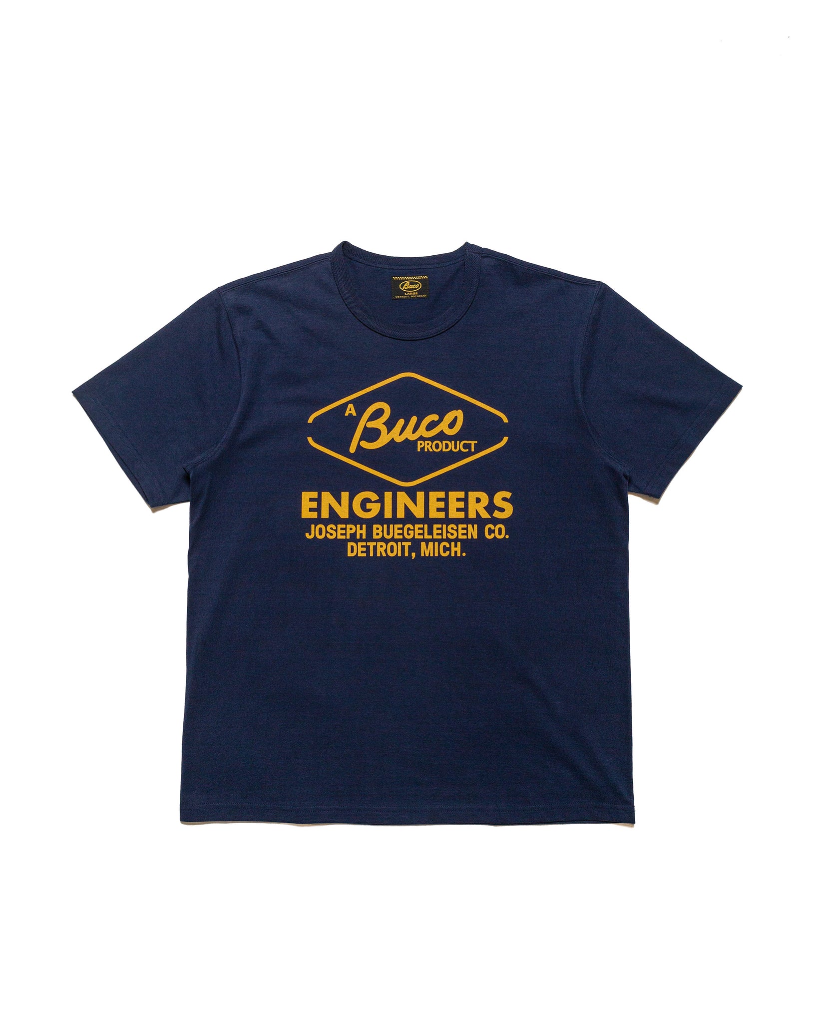 The Real McCoy's BC24003 Buco Tee  Engineers Navy