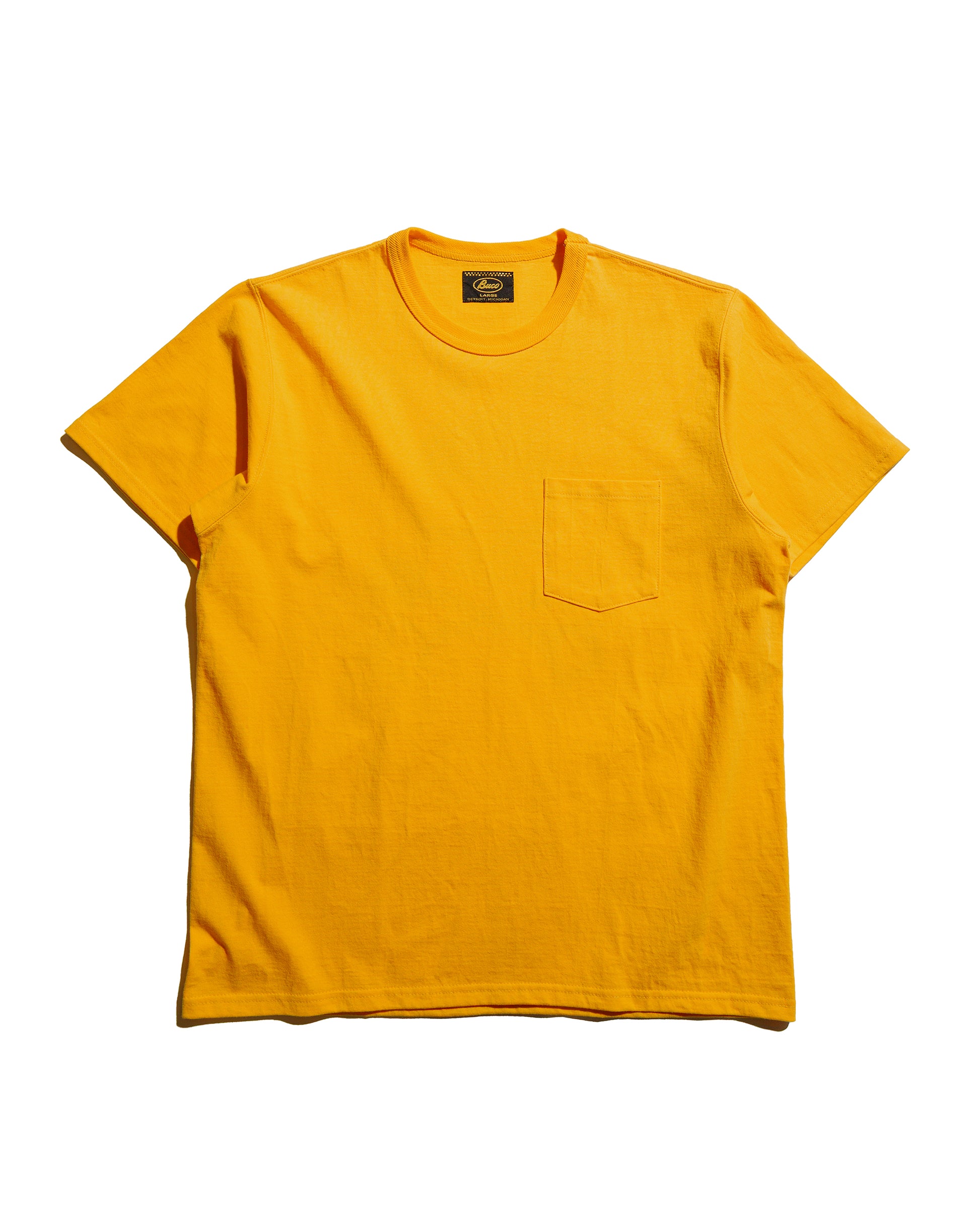 lost & found The Real McCoy's The Real McCoy's BC25003 Buco Tee / Skull Piston Yellow