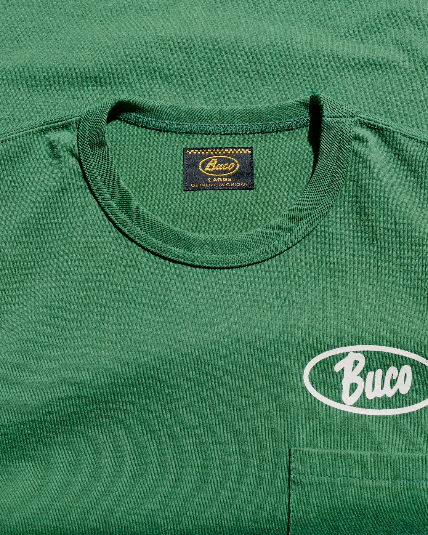 lost & found The Real McCoy's The Real McCoy's BC25005 Buco Tee / Enthusiast Green