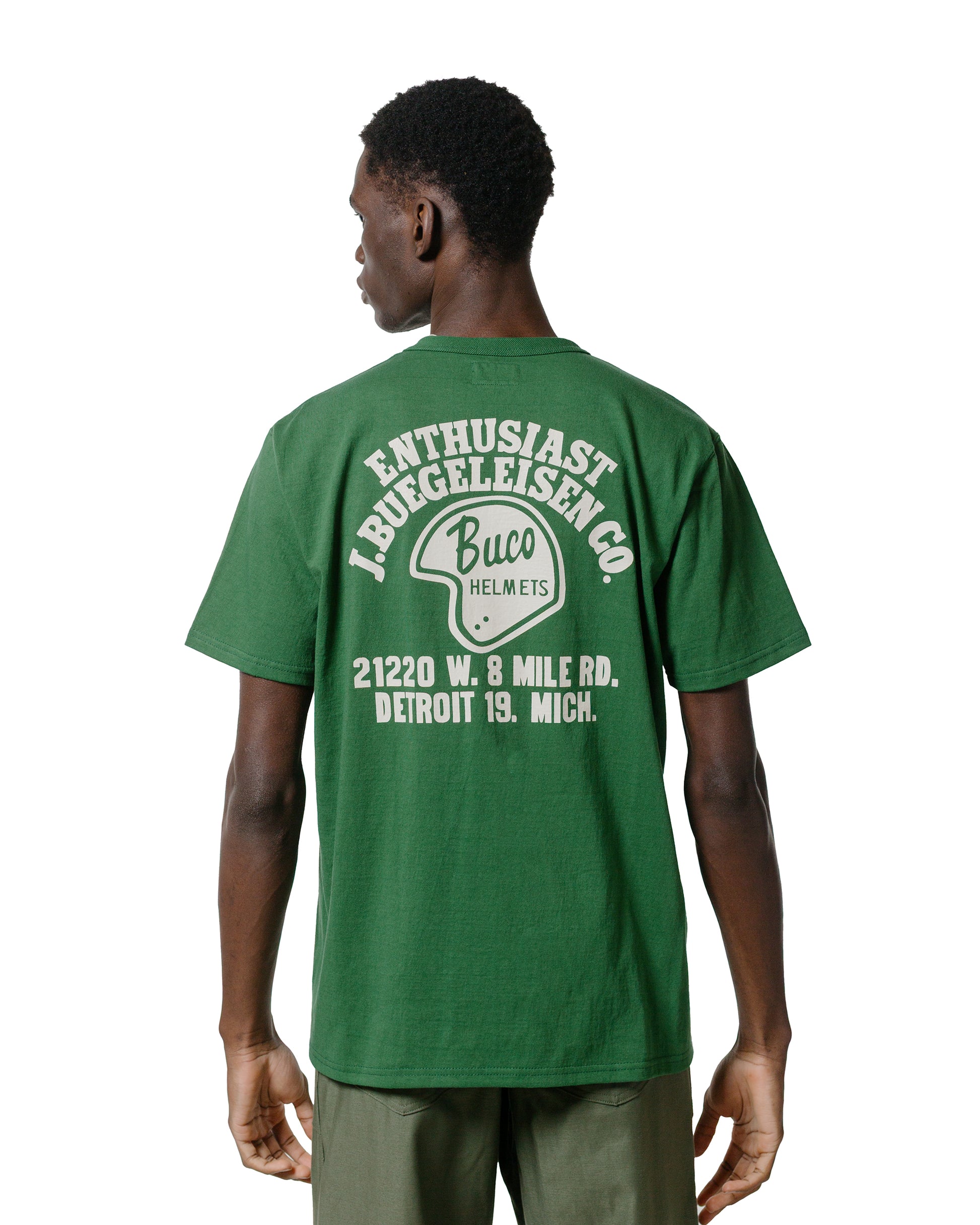 lost & found The Real McCoy's The Real McCoy's BC25005 Buco Tee / Enthusiast Green