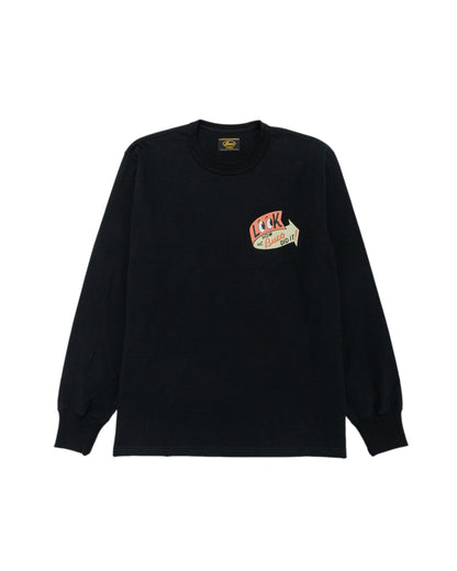 lost & found The Real McCoy's The Real McCoy's BC25105 BUCO L/S Tee / Look At How Buco Did It! Black