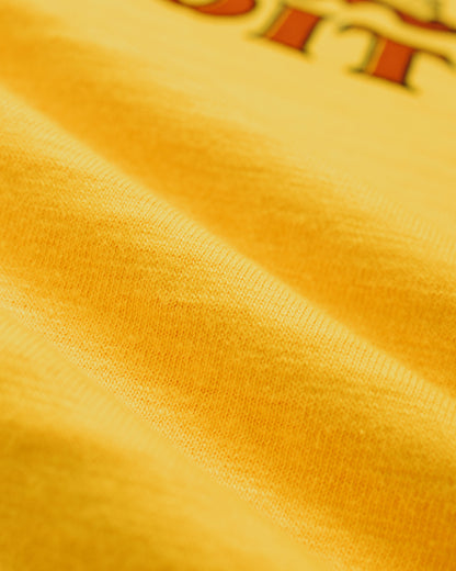 The Real McCoy's BC26009 Athletic T-Shirt / 2-Wheelers of Detroit Yellow