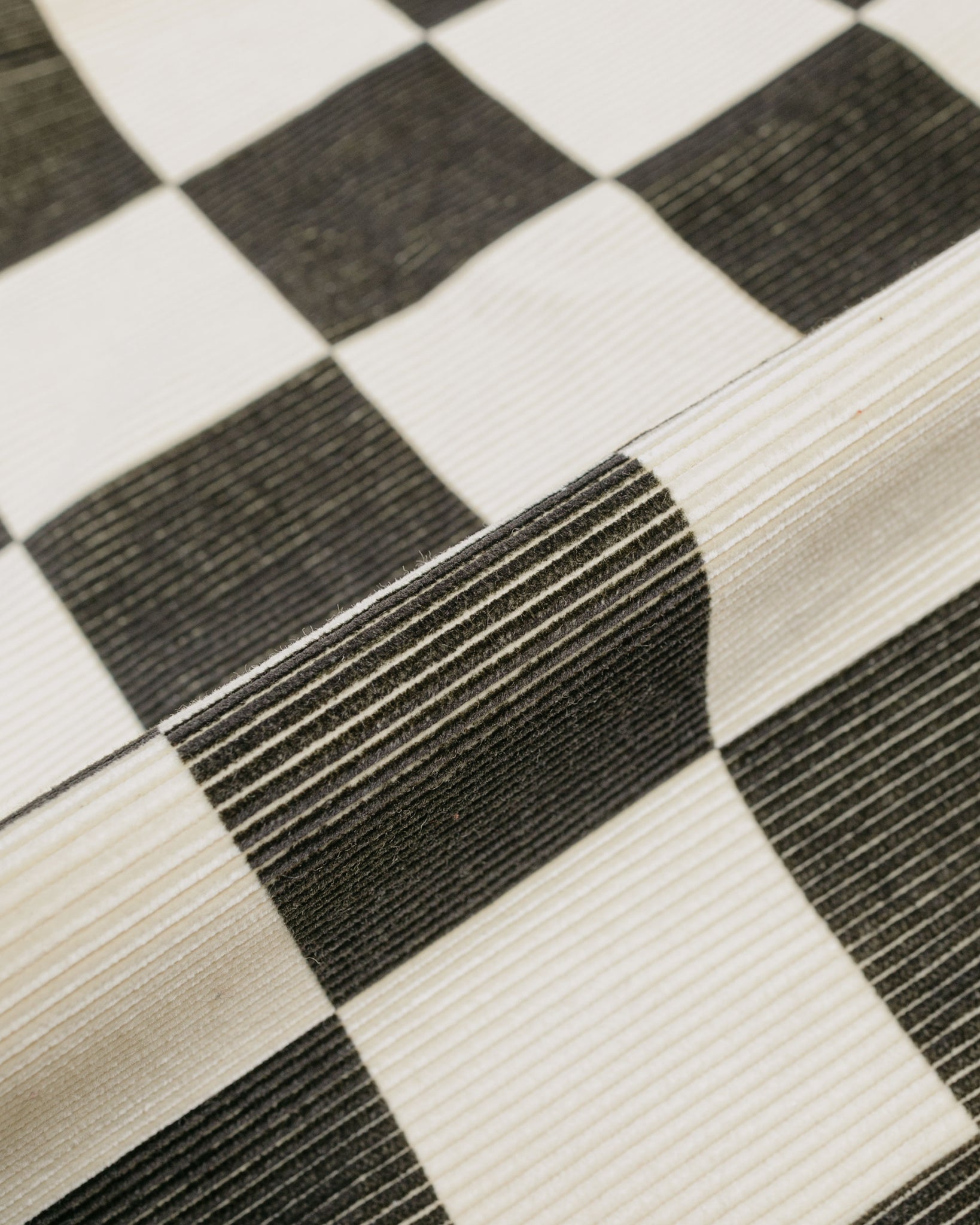 The Real McCoy's BJ23103 Buco Checkered Corduroy Jacket WhiteBlack fabric