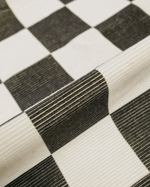 The Real McCoy's BJ23103 Buco Checkered Corduroy Jacket WhiteBlack fabric