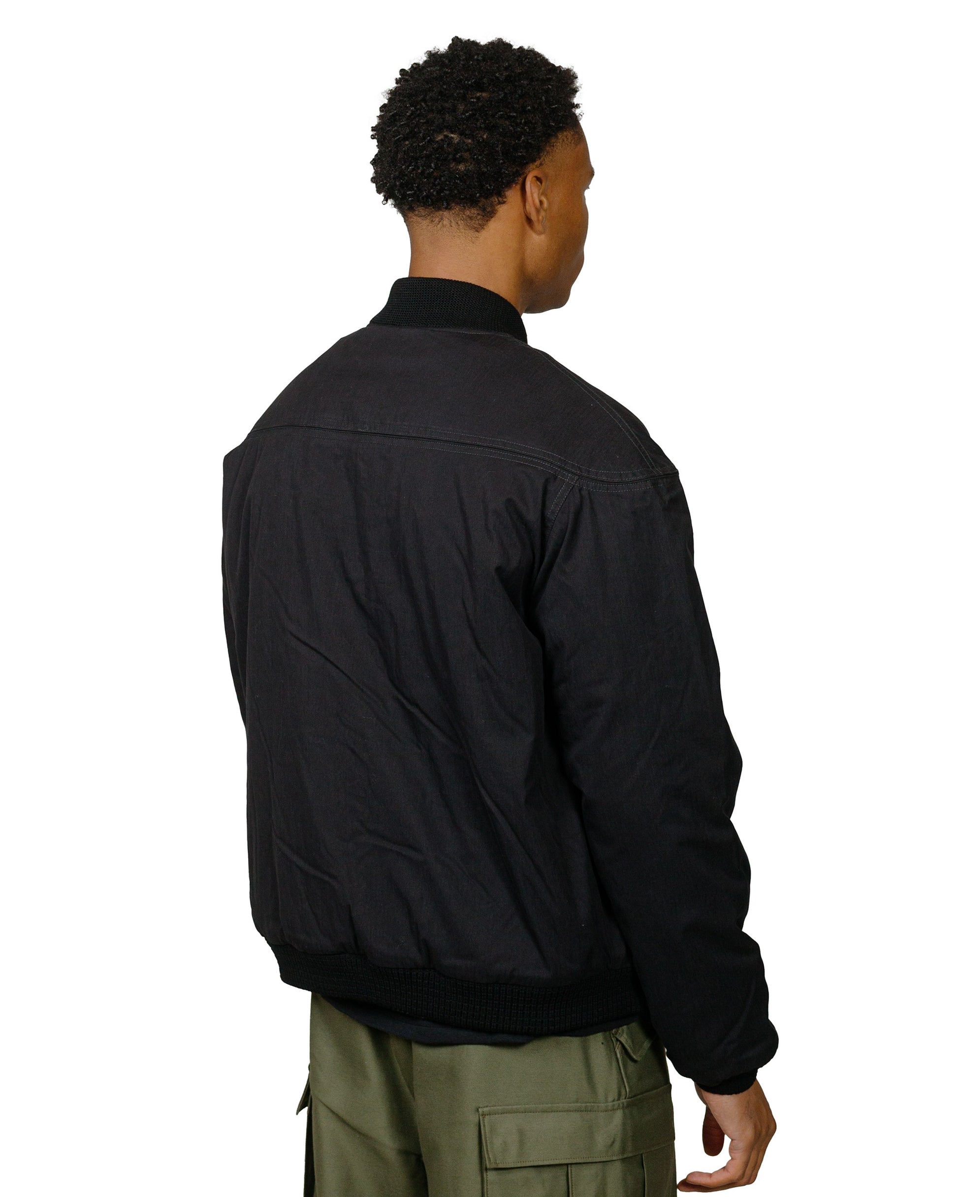 lost & found The Real McCoy's The Real McCoy's BJ24002 Buco Cape Shoulder Sports Jacket Black