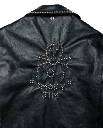 lost & found The Real McCoy's The Real McCoy's BJ24101 Buco J-24 Smoky Jim Leather Jacket Black