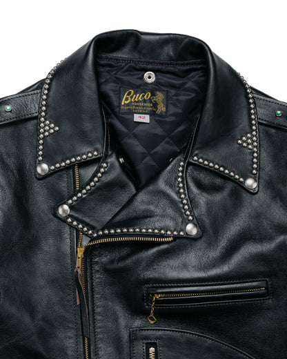 lost & found The Real McCoy's The Real McCoy's BJ24101 Buco J-24 Smoky Jim Leather Jacket Black