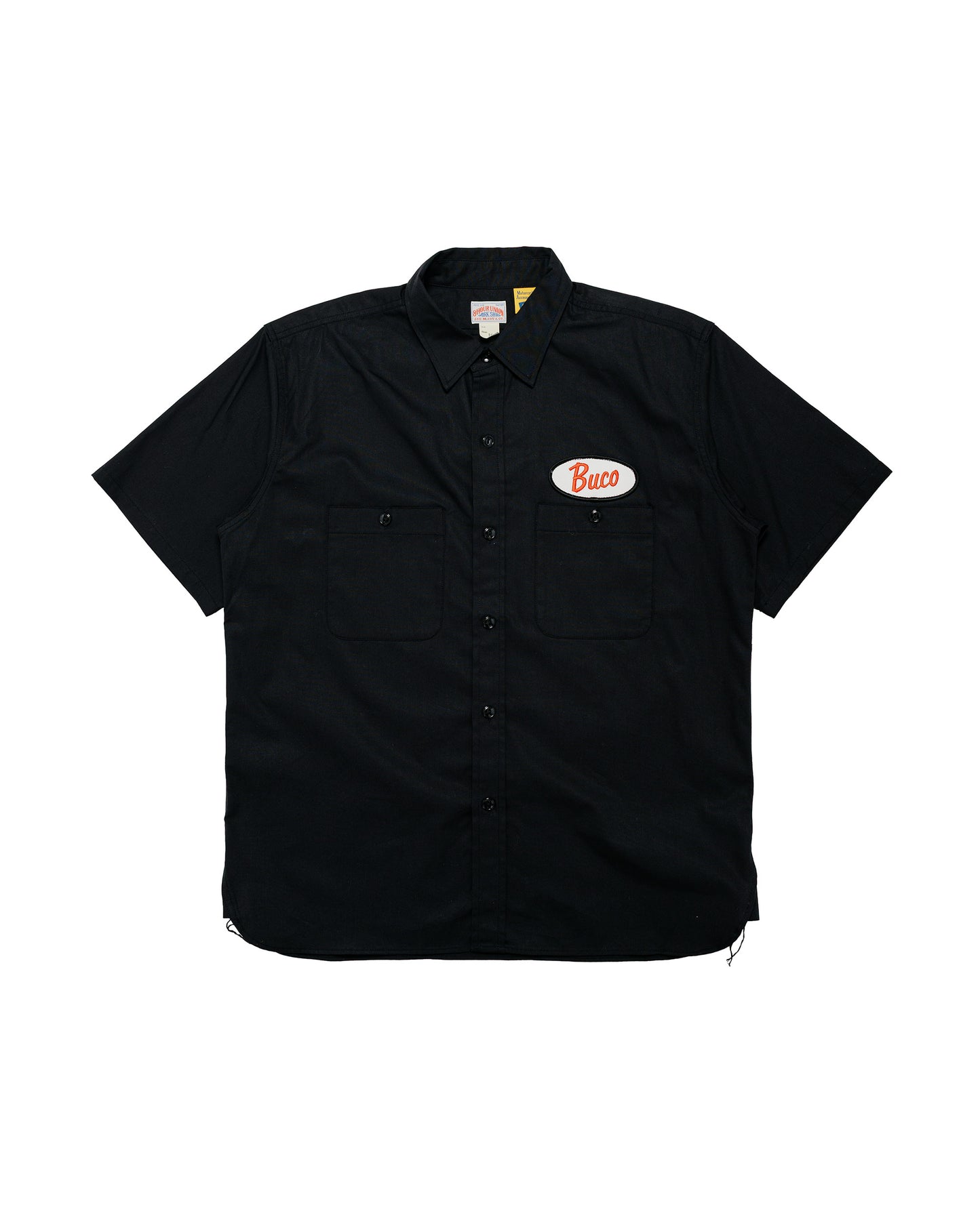 The Real McCoy's BS26001 Buco Workshirt S/S / Look At How Buco Did It! Black
