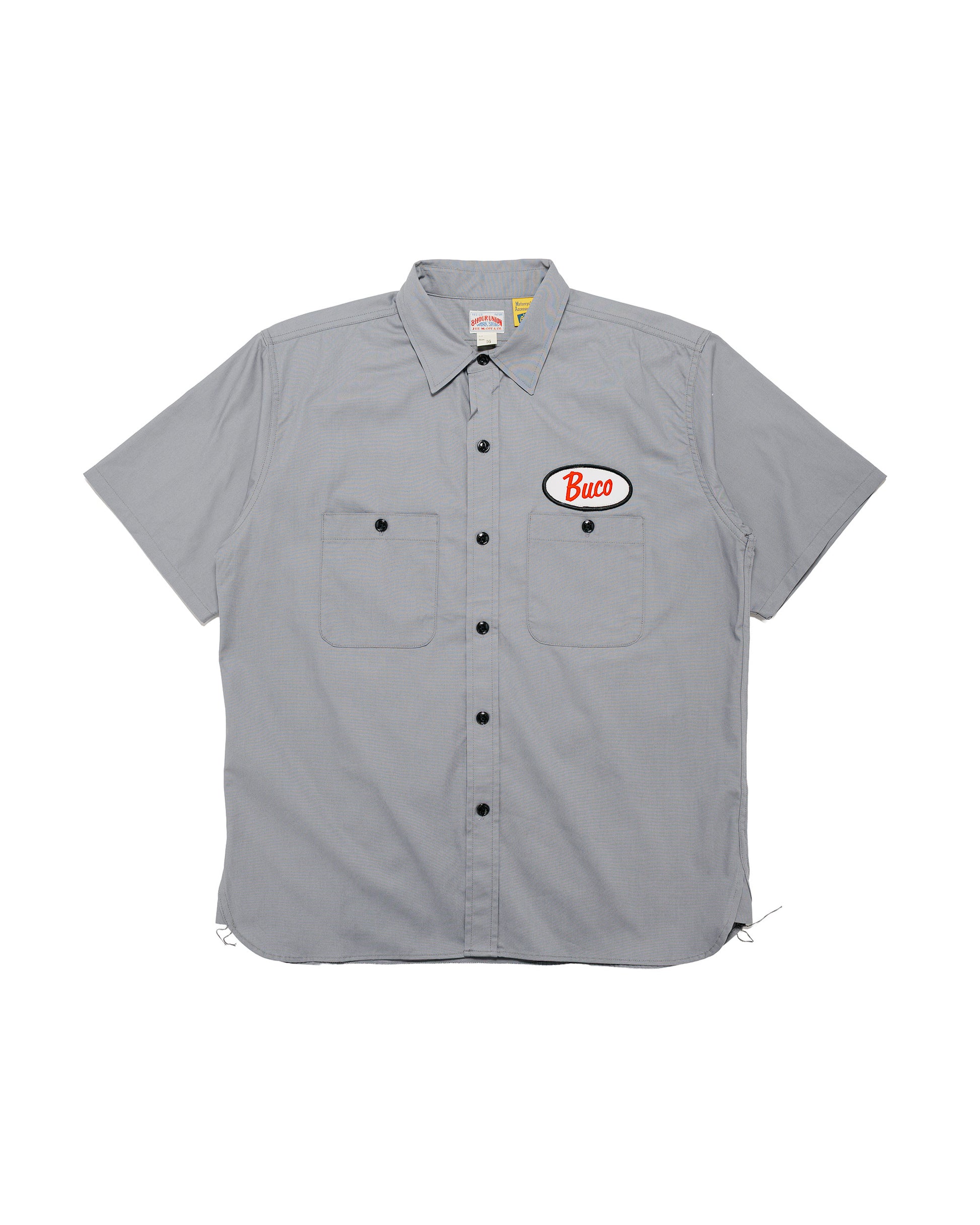 The Real McCoy's BS26001 Buco Workshirt S/S / Look At How Buco Did It! Cloud Gray