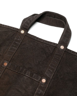 The Real McCoy's MA22010 Coal Tote (Over-Dyed) Chale side