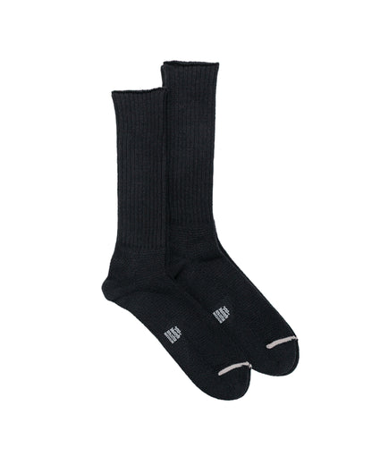 lost & found The Real McCoy's The Real McCoy's MA22011 McCoy's 2PCS Pack Socks Black