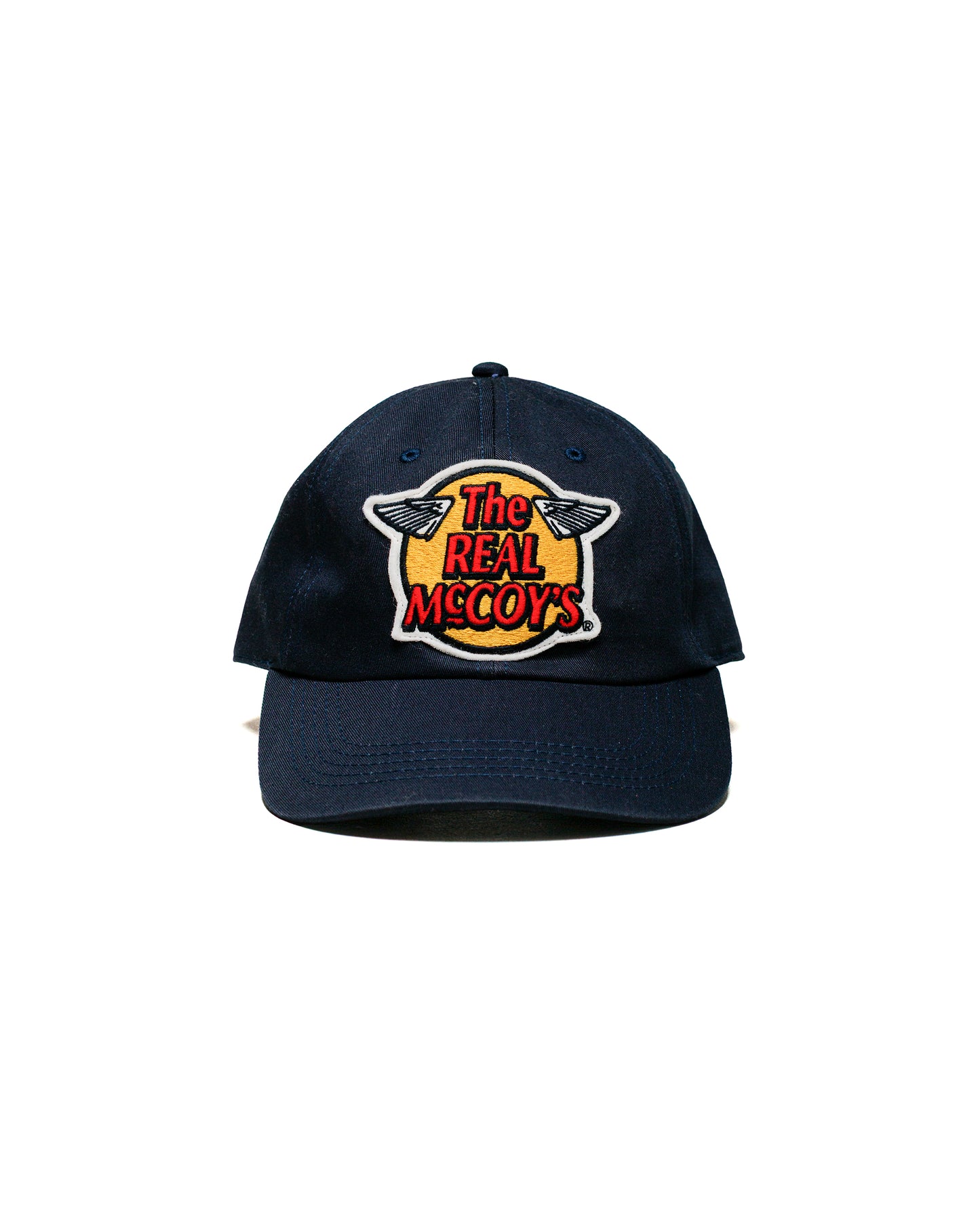 lost & found The Real McCoy's The Real McCoy's MA23001 The Real McCoy's Logo Baseball Cap Navy